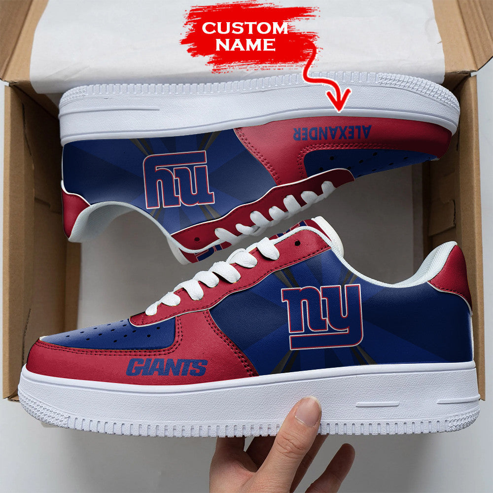 NFL New York Giants Custom Air Force 1 Sneakers