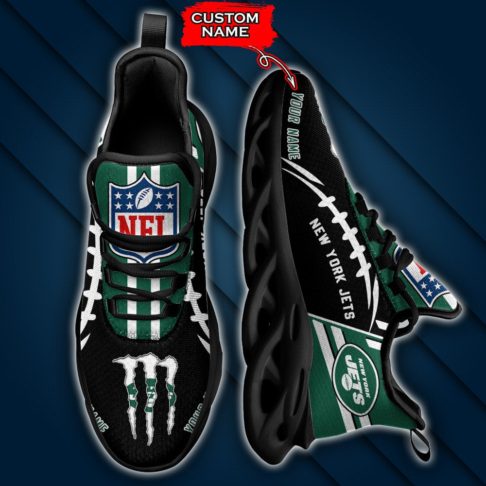 New York Jets Personalized Yezy Running Sneakers SPD743