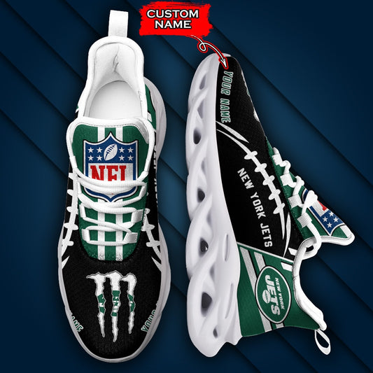 New York Jets Personalized Yezy Running Sneakers SPD743