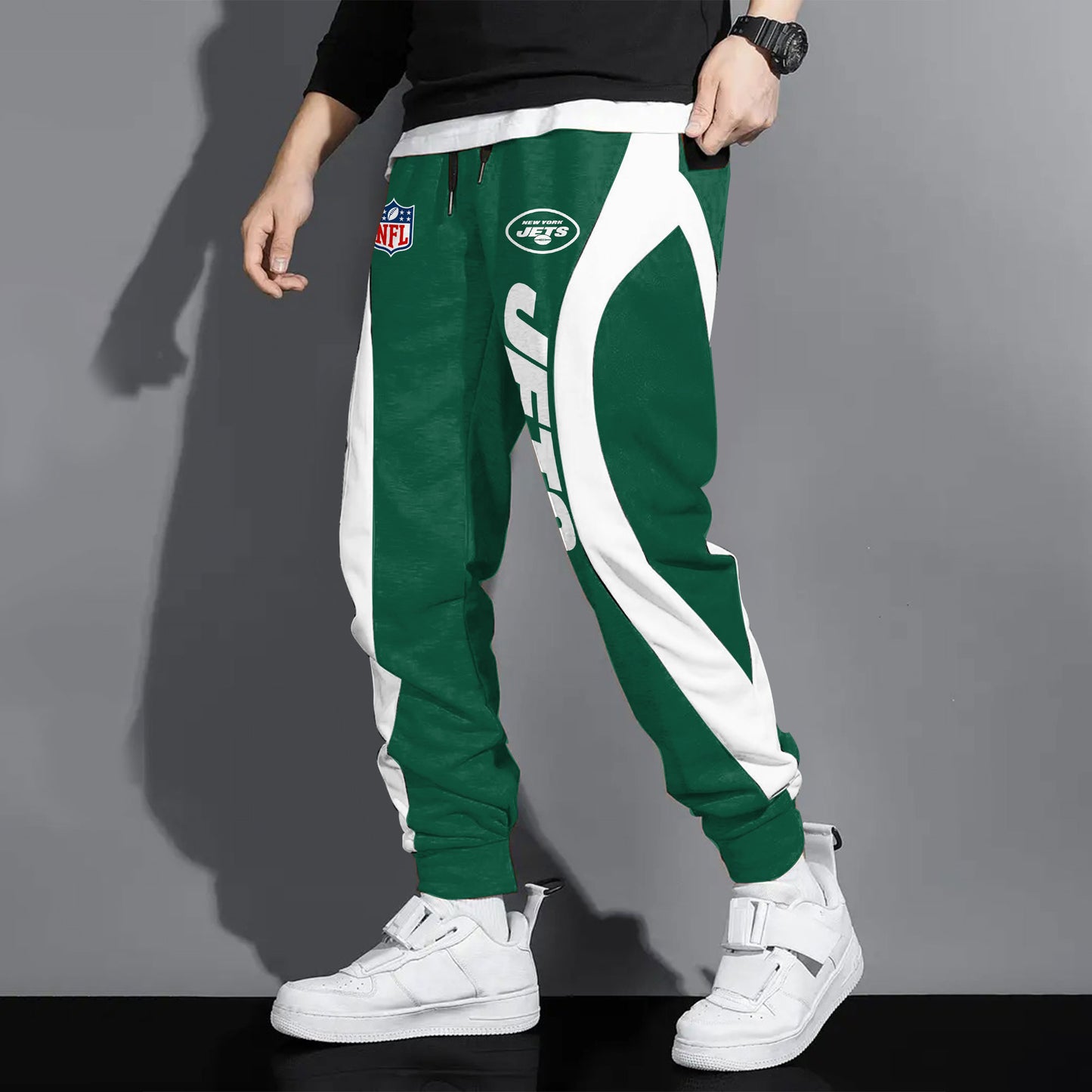 New York Jets Drawstring Joggers AZBTJG000014