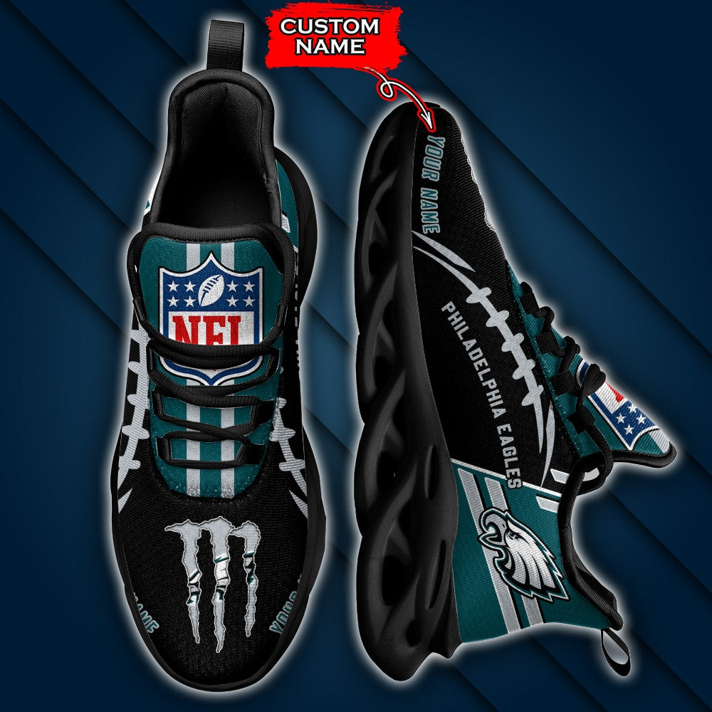 Philadelphia Eagles Personalized Yezy Running Sneakers SPD744
