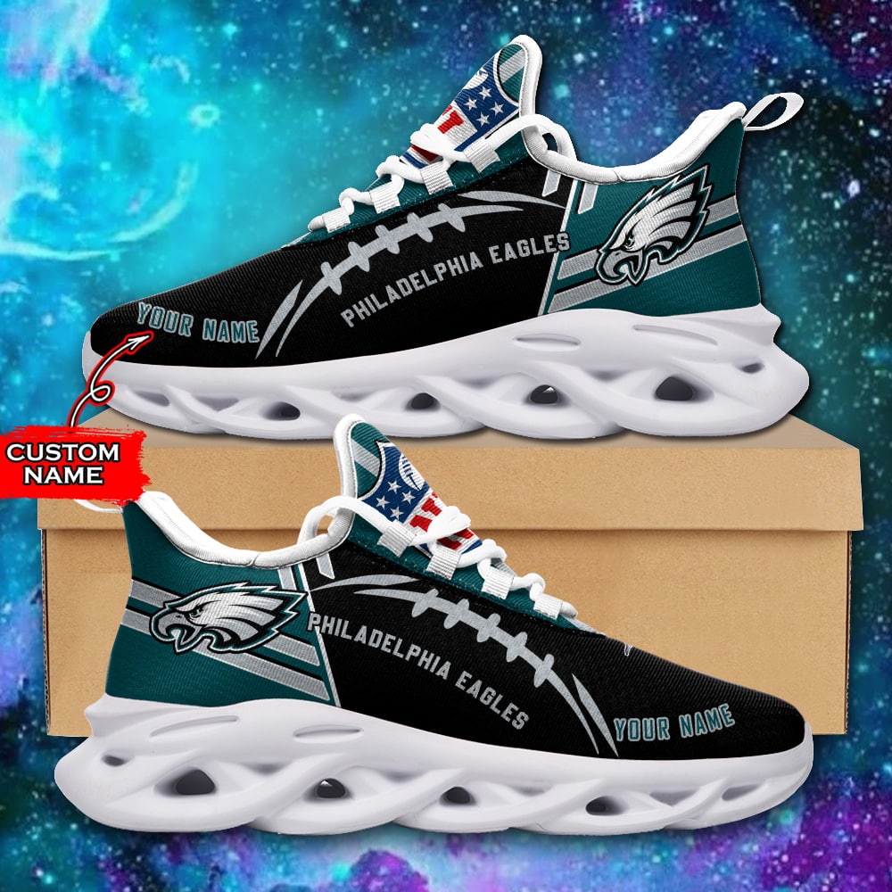 Philadelphia Eagles Personalized Yezy Running Sneakers SPD744