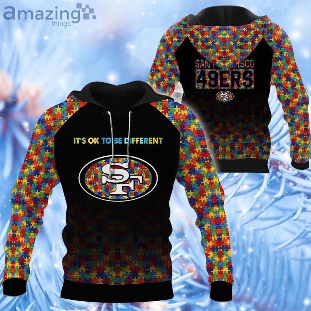 San Francisco 49ers All Over Printed T-shirt Sweatshirt Hoodie AZCHD627