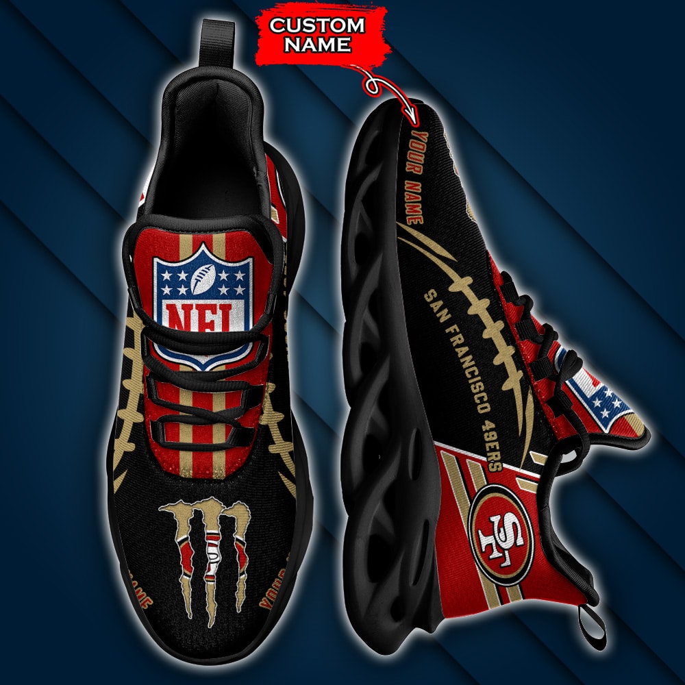 San Francisco 49ers Personalized Yezy Running Sneakers SPD746