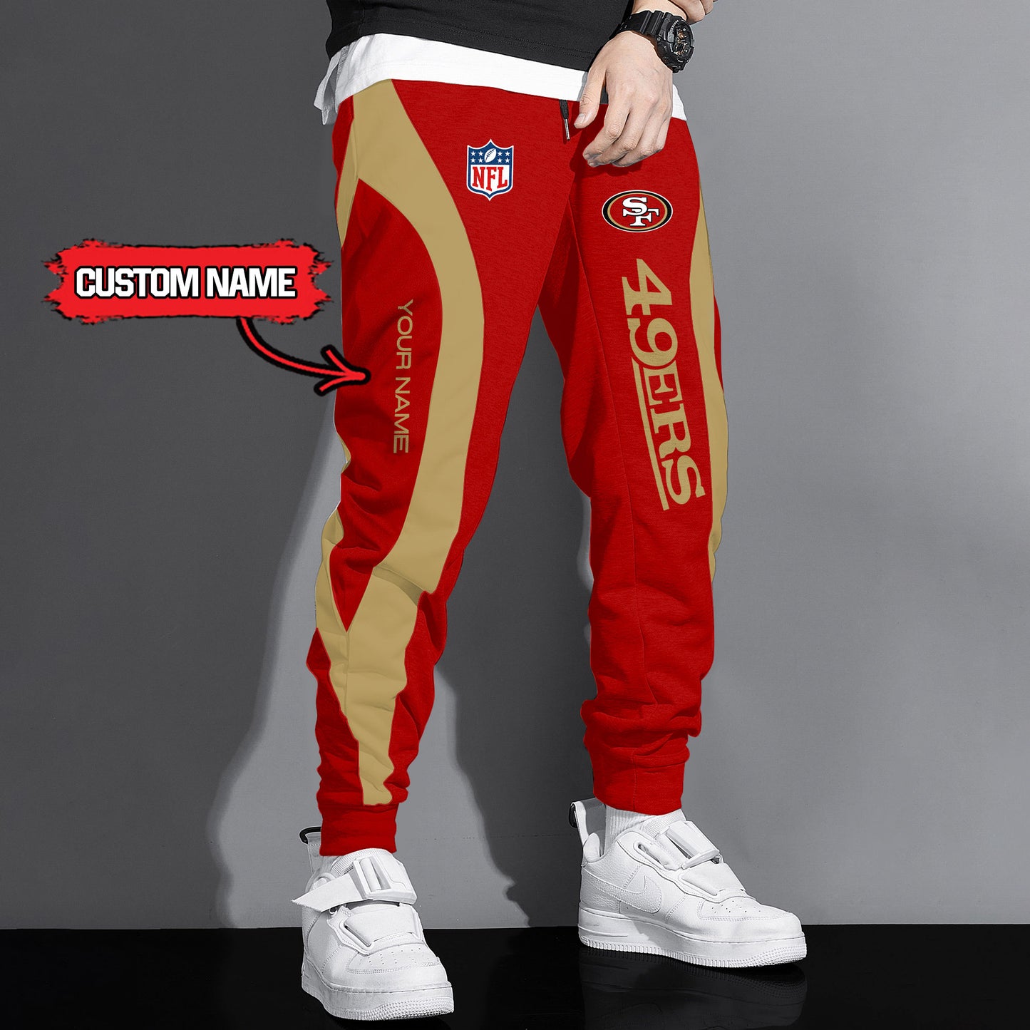 San Francisco 49ers Drawstring Joggers AZBTJG000020