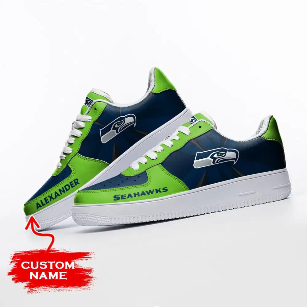 NFL Seattle Seahawks Custom Air Force 1 Sneakers