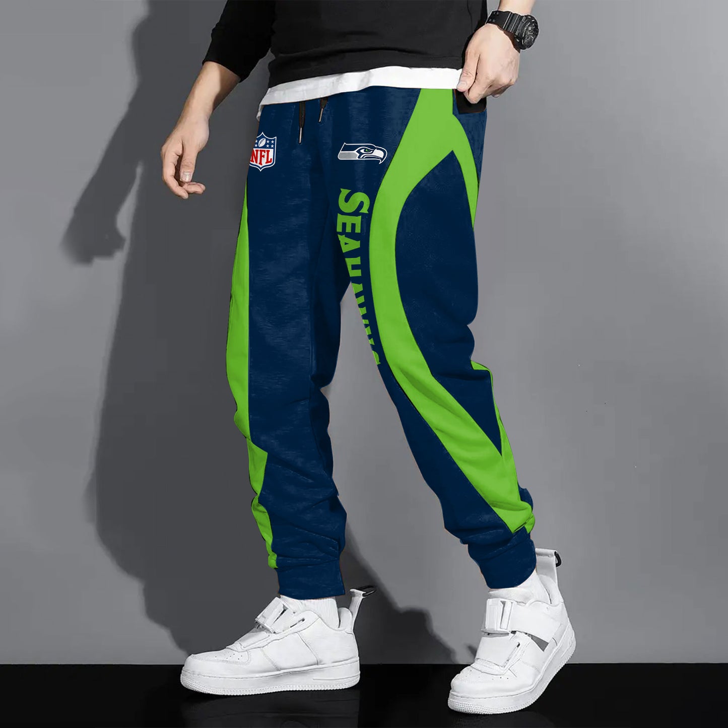 Seattle Seahawks Drawstring Joggers AZBTJG000021