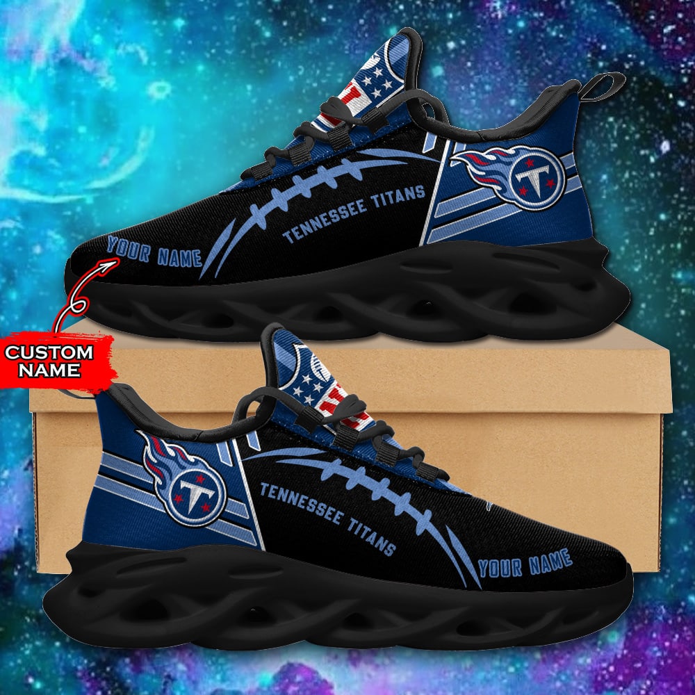 Tennessee Titans Personalized Yezy Running Sneakers SPD749