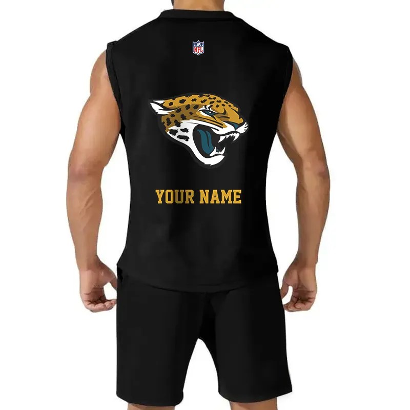 Jacksonville Jaguars Combo Men Jersey Tank Top and Shorts AZICOTATTMS00015