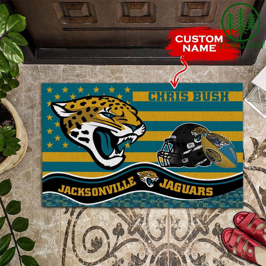 Jacksonville Jaguars Personalized Doormat BGDMM594