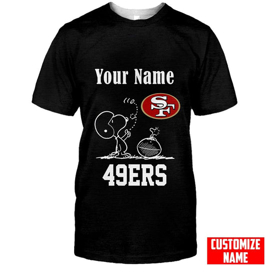 San Francisco 49ers Personalized Unisex T-Shirt Gift For Sport Fans BGTS969