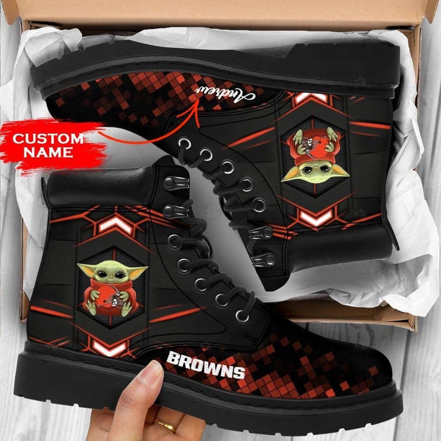 Cleveland Browns Personalized TBL Boots BG40
