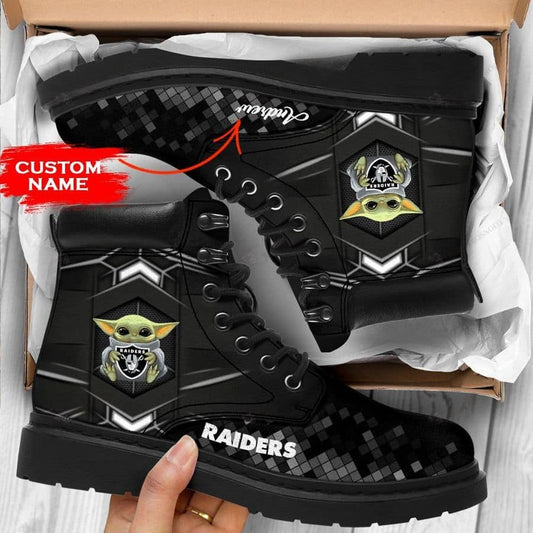 Las Vegas Raiders Personalized TBL Boots BG49
