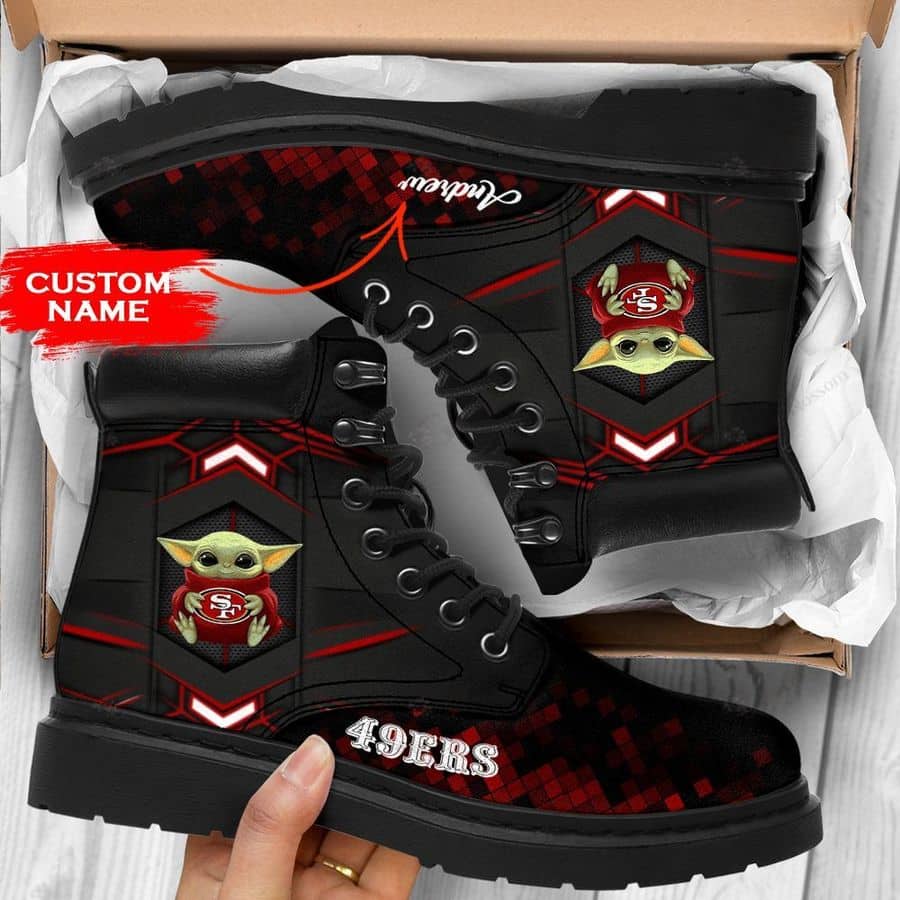 San Francisco 49ers Personalized TBL Boots BG59