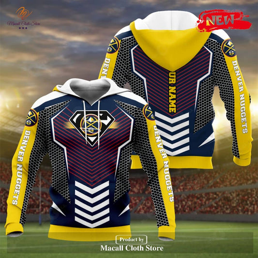 Denver Nuggets Personalized All Over Printed Hoodie BB682