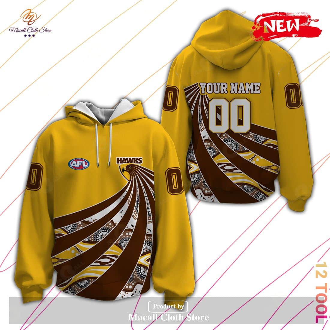 Atlanta Hawks Personalized All Over Printed Hoodie BB663