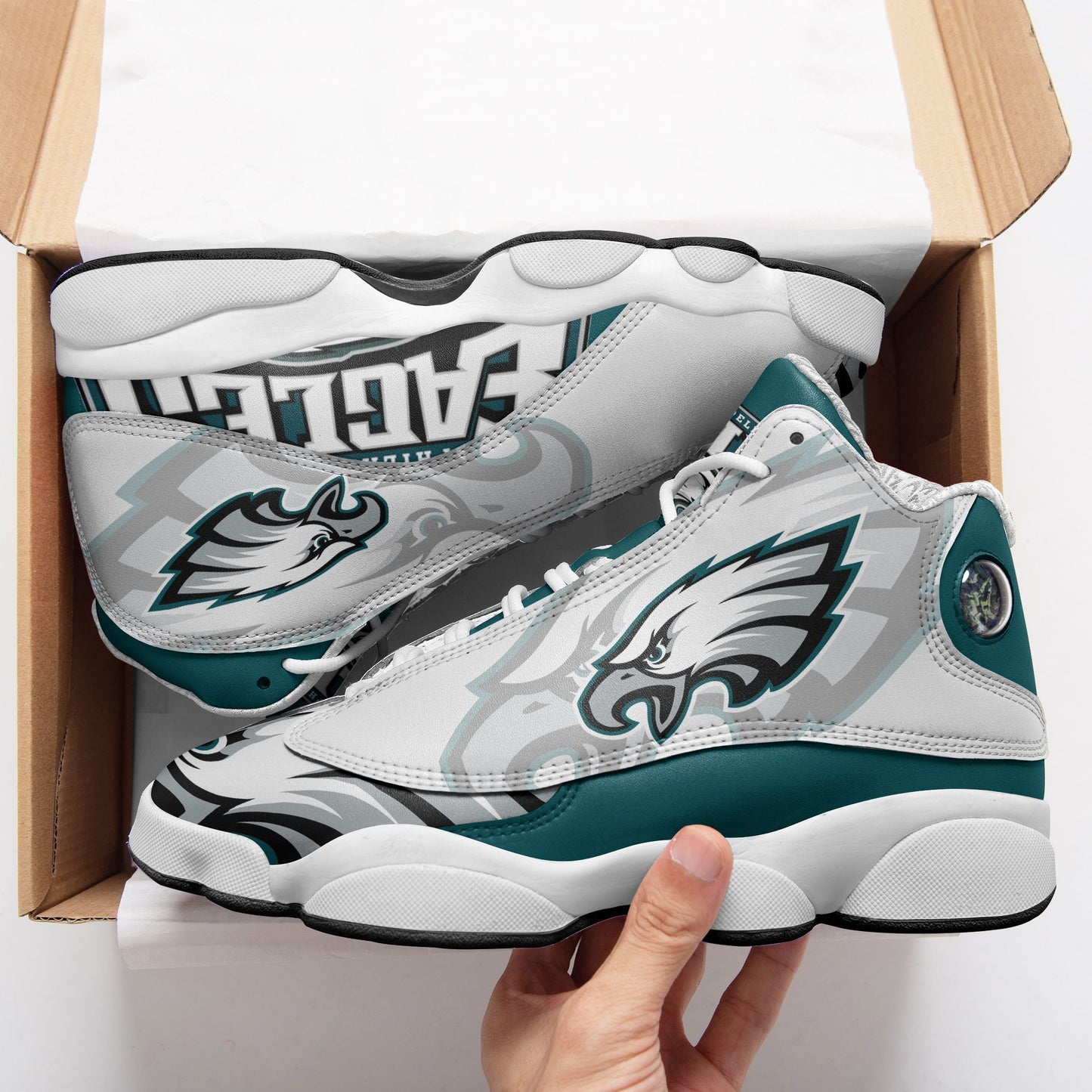 Philadelphia Eagles AIR JD13 Sneakers 226