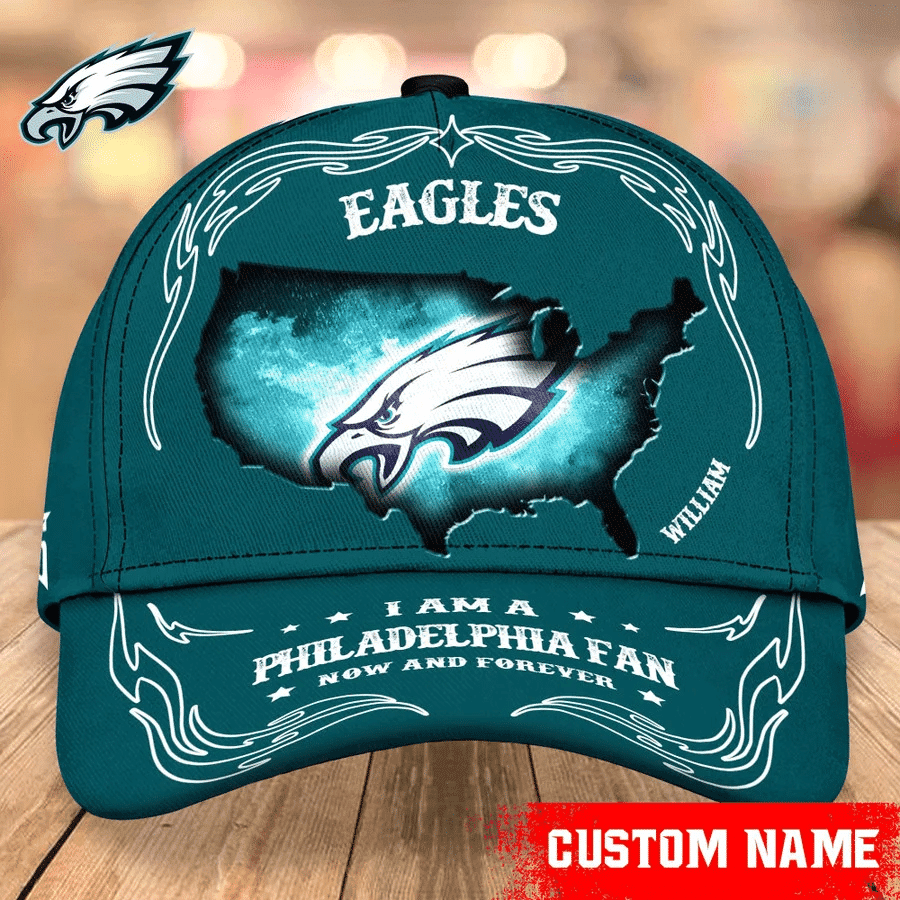 Philadelphia Eagles Baseball Caps Custom Name