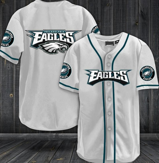 Philadelphia Eagles Baseball Jersey Shirt 75