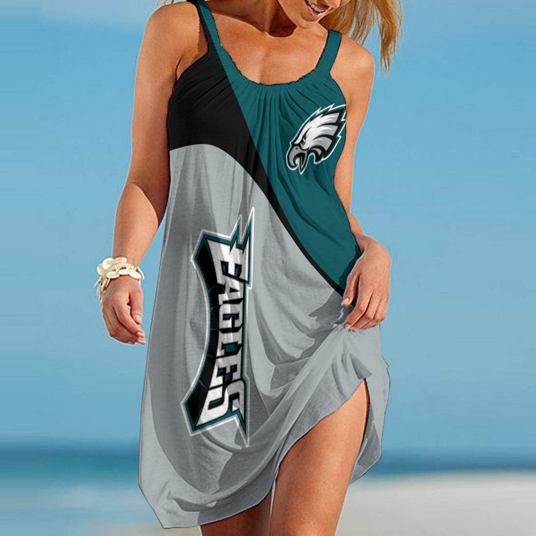 Philadelphia Eagles Beach Dress BG41