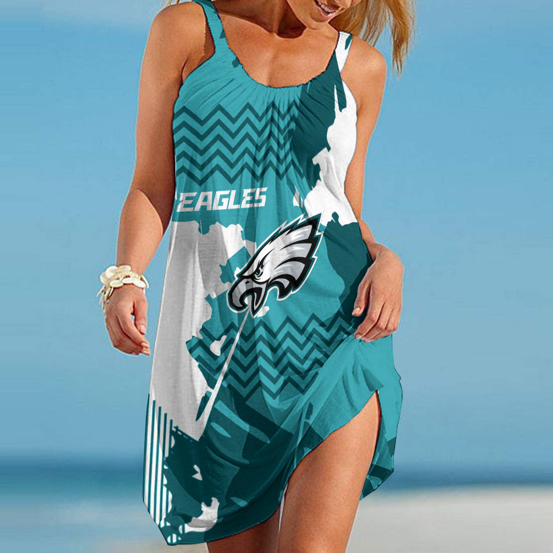 Philadelphia Eagles Beach Dress BG61