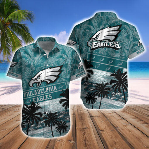 Philadelphia Eagles Button Shirt & Shorts BG557