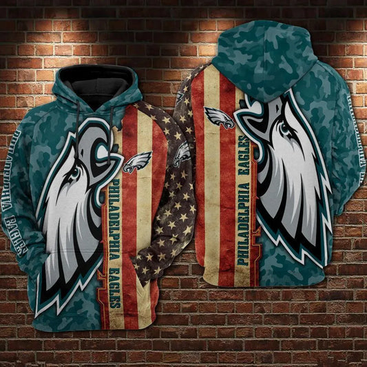Philadelphia Eagles Camo Hoodie