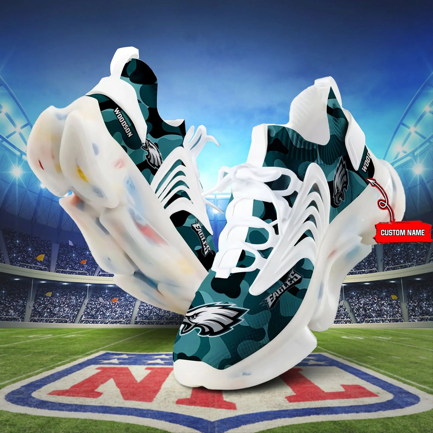 Philadelphia Eagles F68 Sport Camo Shoes S18