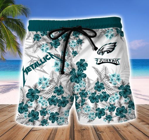 Philadelphia Eagles Hawaii Shirt & Shorts BG348