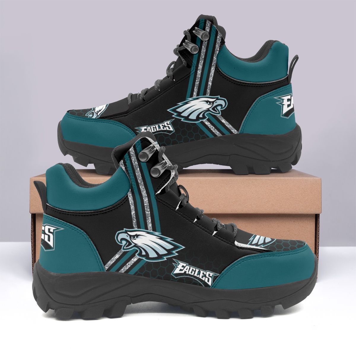 Philadelphia Eagles Hiking Shoes 82