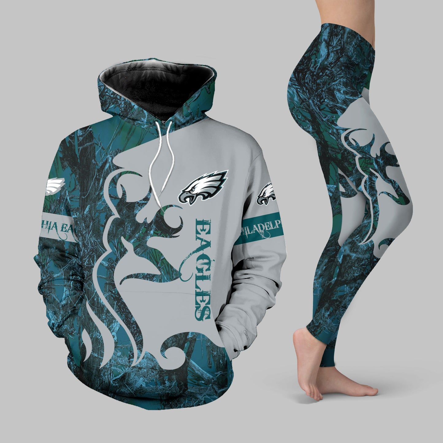 Philadelphia Eagles Leggings And Hoodie BG55
