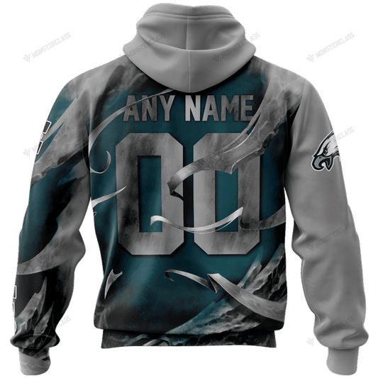 Philadelphia Eagles Limited Edition All Over Print Hoodie Sweatshirt Zip Hoodie T shirt Unisex 867