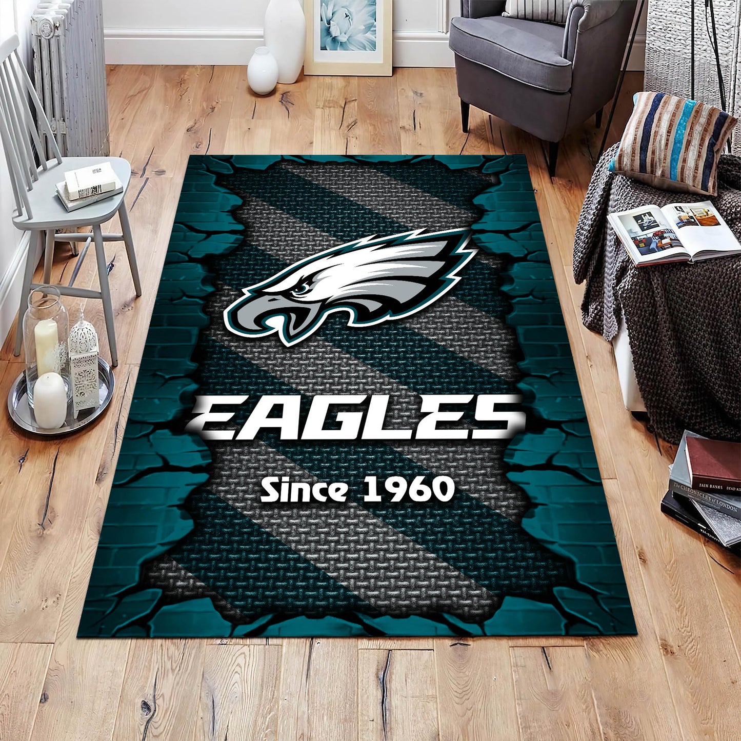 Philadelphia Eagles Rectangle Rug BGRERUG147