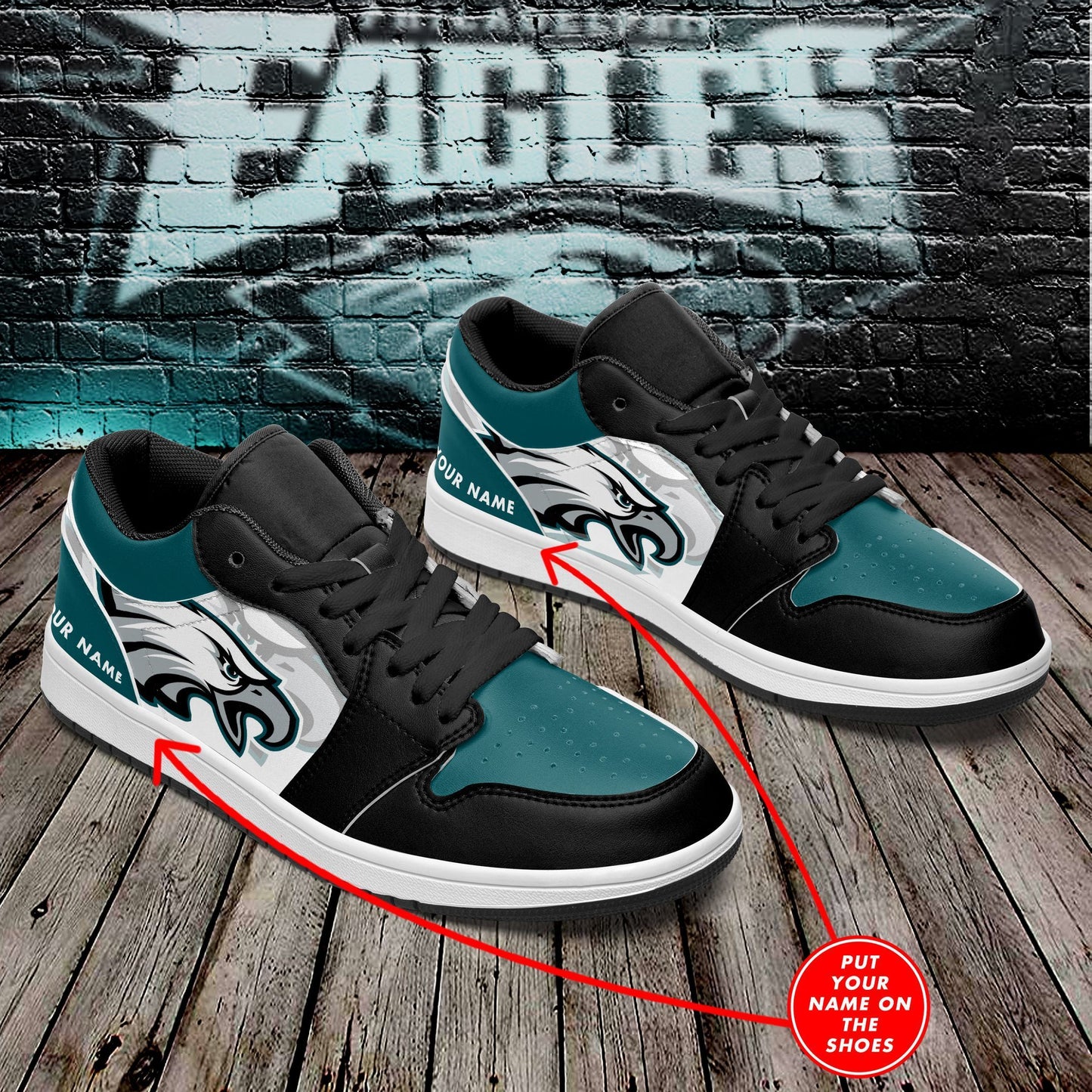 Philadelphia Eagles LJ Sneakers 006