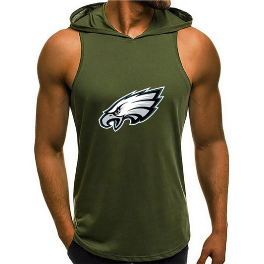 Philadelphia Eagles Man Gym-Sport Hoodie Vest BG05