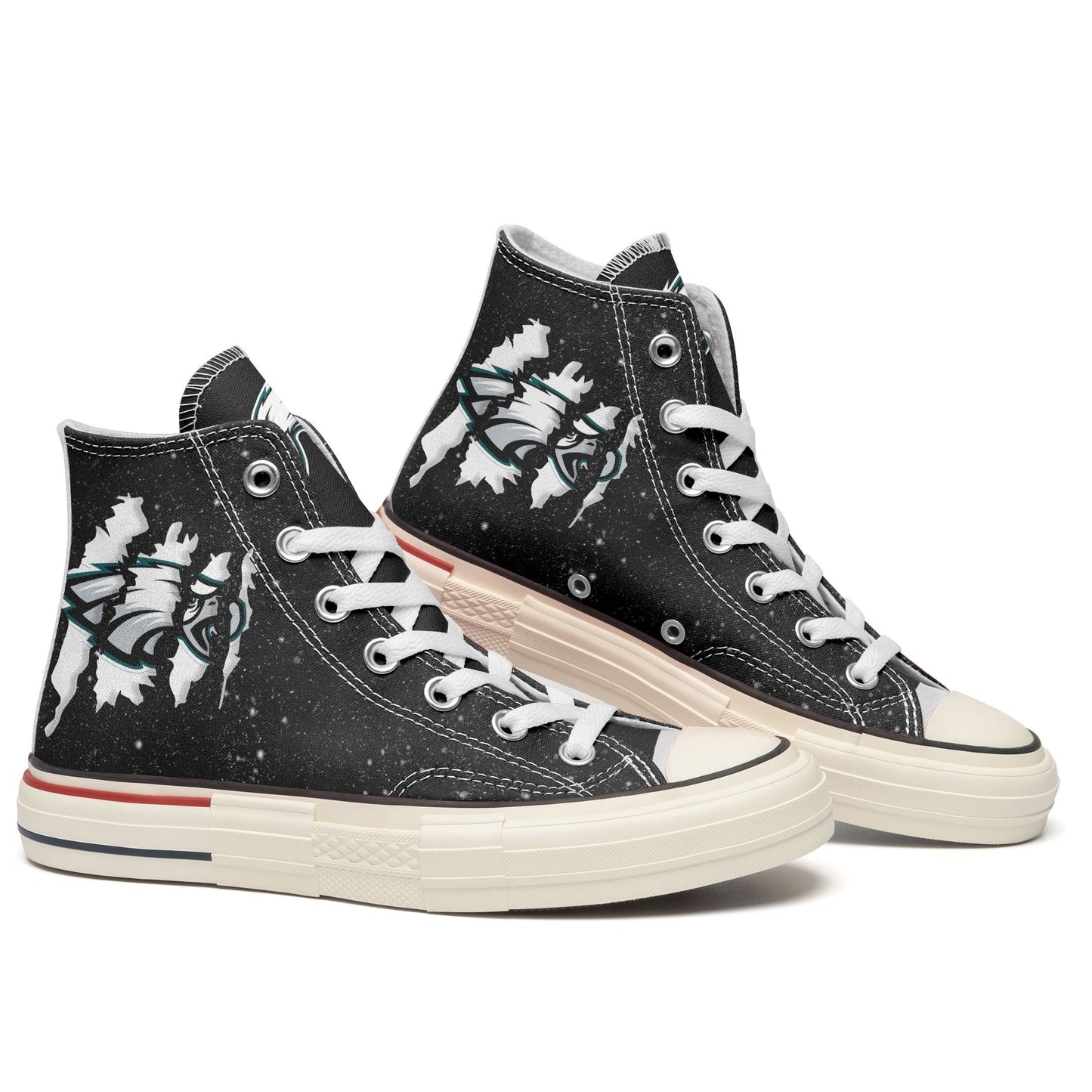 Philadelphia Eagles New High Top Canvas Shoes 42