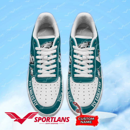 Philadelphia Eagles NFL Personalized Air Force 1 Shoes