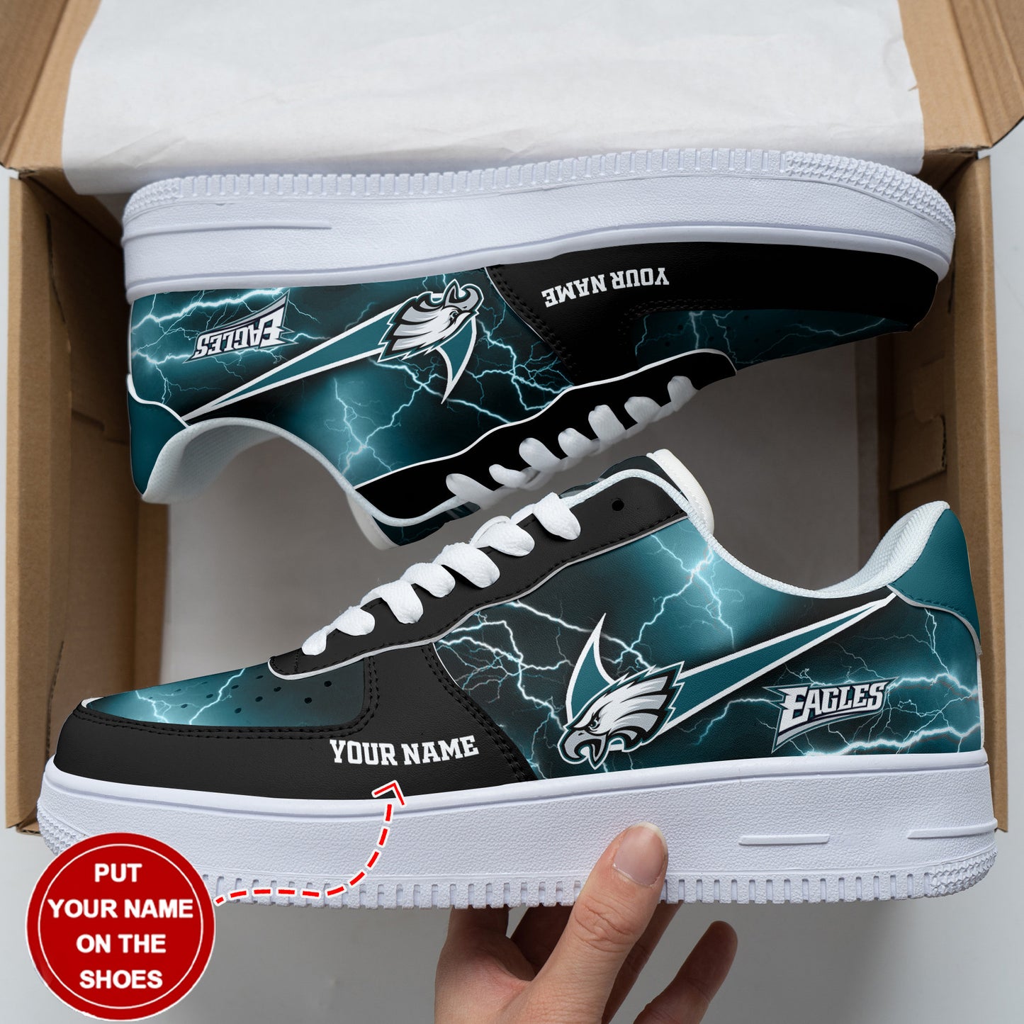 Philadelphia Eagles Personalized AF1 Shoes BG263