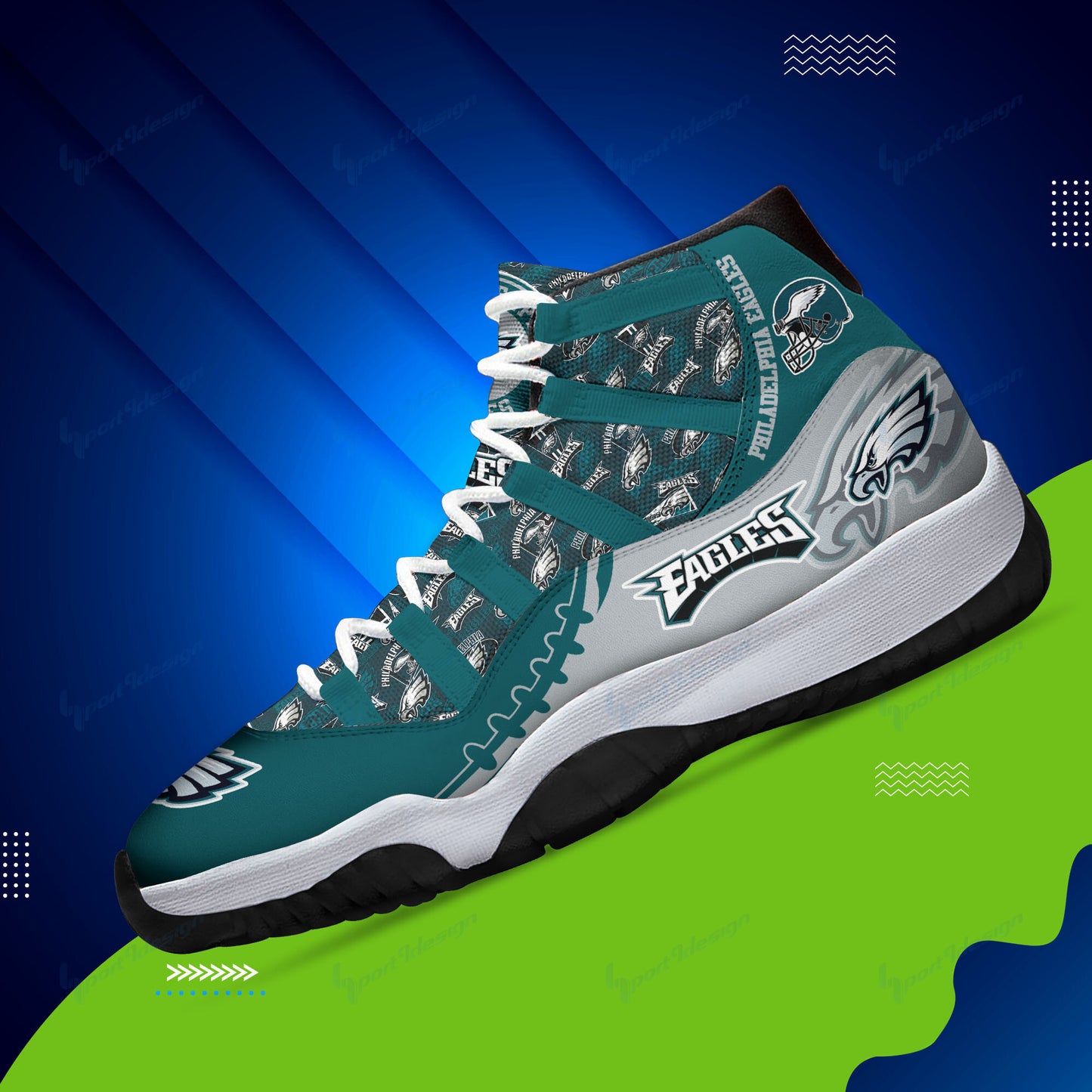 Philadelphia Eagles Personalized AJD11 Sneakers BG174