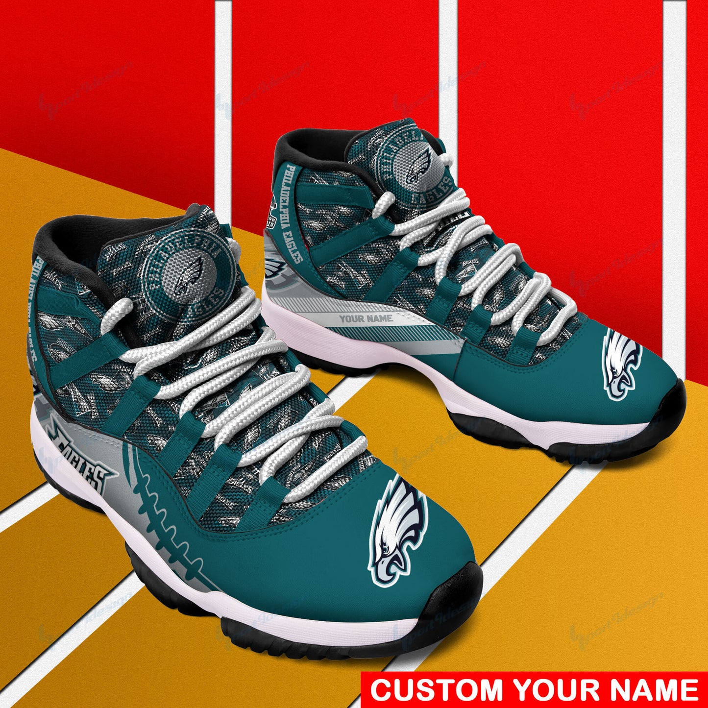 Philadelphia Eagles Personalized AJD11 Sneakers BG174