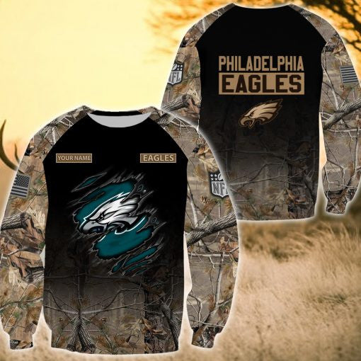 Philadelphia Eagles Personalized All Over Printed 411