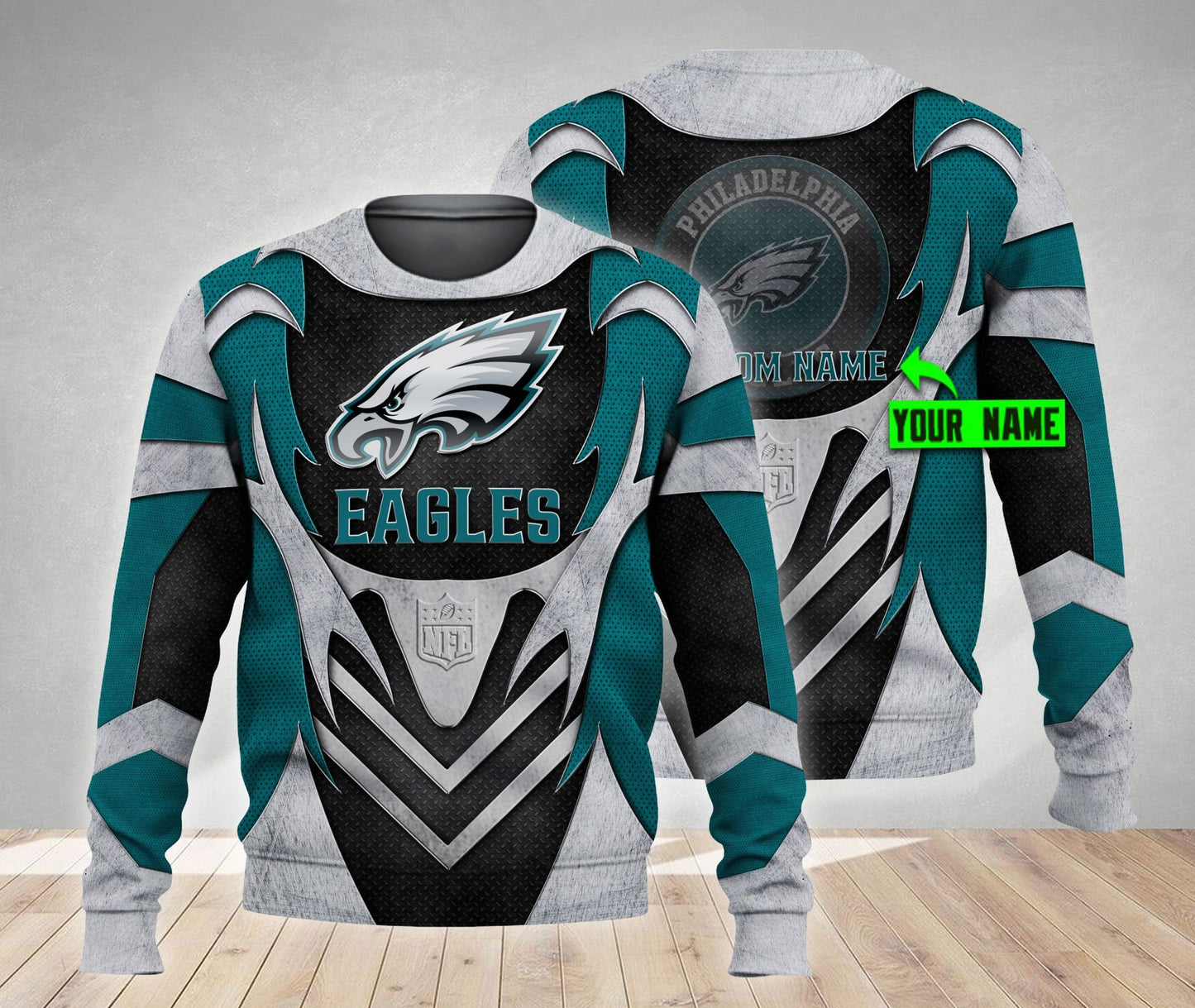 Philadelphia Eagles Personalized All Over Printed 447
