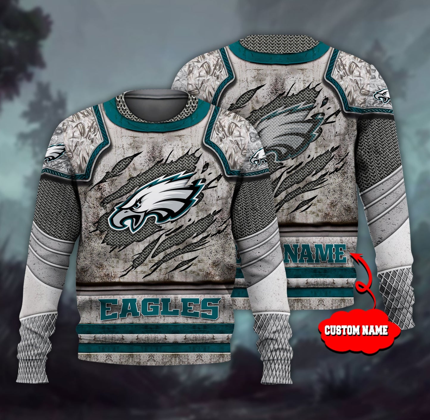 Philadelphia Eagles Personalized All Over Printed 603