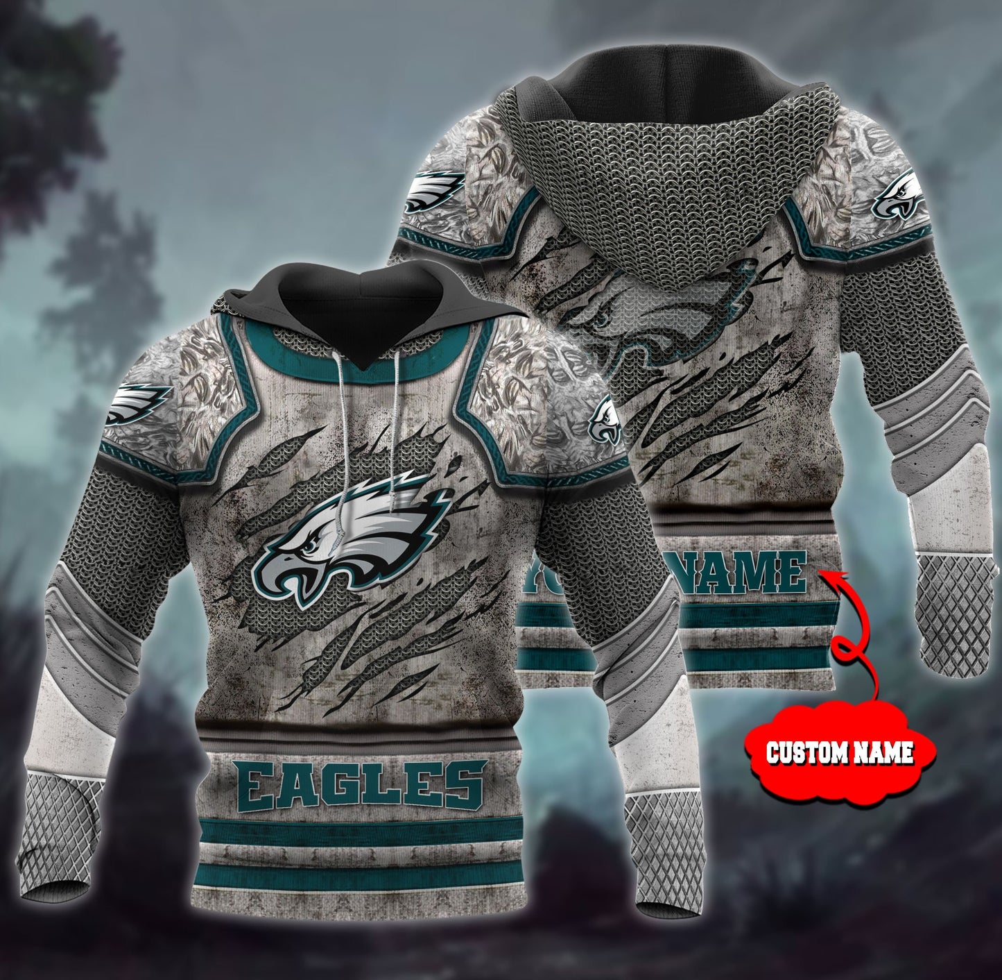 Philadelphia Eagles Personalized All Over Printed 603