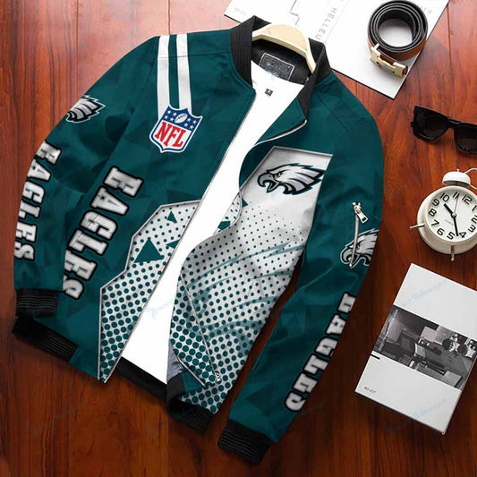 Philadelphia Eagles Personalized Bomber Jacket BG327