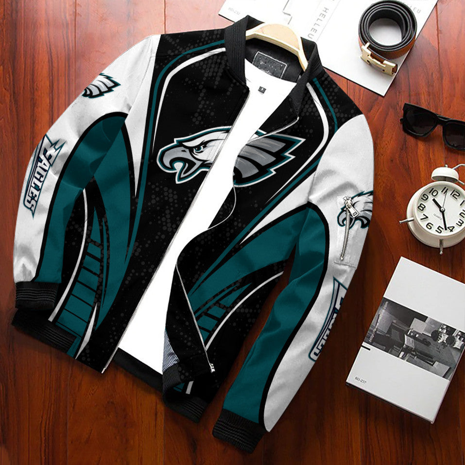 Philadelphia Eagles Personalized Bomber Jacket BG522