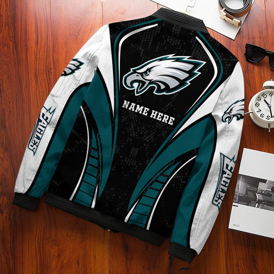 Philadelphia Eagles Personalized Bomber Jacket BG522