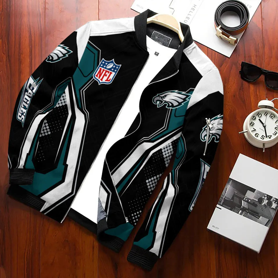 Philadelphia Eagles Personalized Bomber Jacket BG627