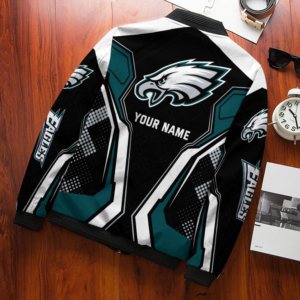 Philadelphia Eagles Personalized Bomber Jacket BG627
