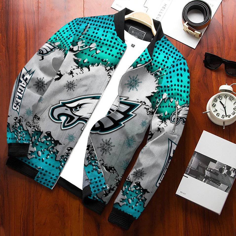 Philadelphia Eagles Personalized Bomber Jacket BG628